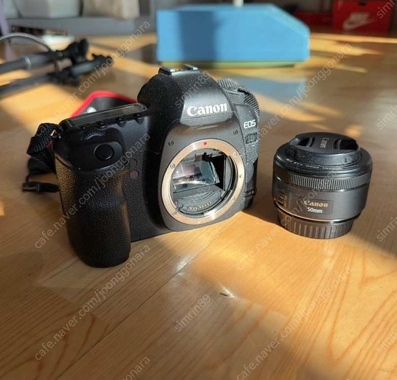 (액정파손)5d mark 2 , 50mm f1.8 일괄판매 캐논 EOS 5D Mark II 50mm 렌즈 이미지
