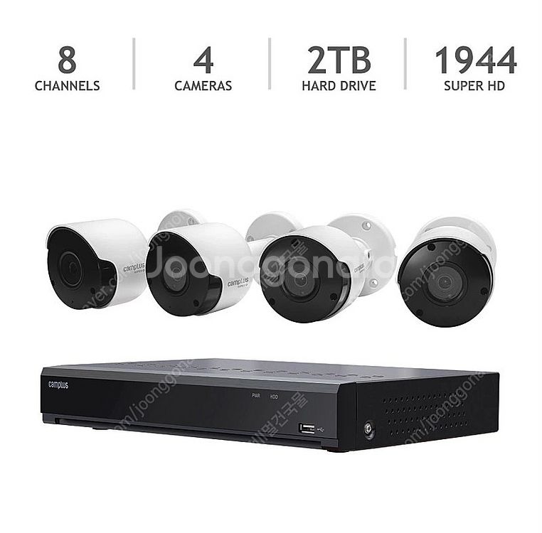 캠플러스 보안카메라 8CH/4CM/500만 화소/2TB...--3