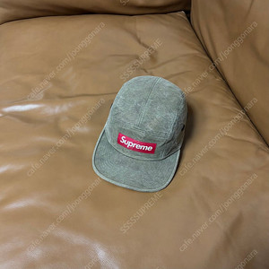 Supreme 슈프림 스톤워시드 올리브 캠프캡 모자 (Stone Washed Olive)