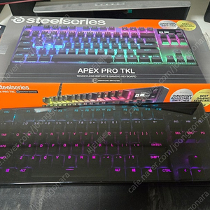 스틸시리즈 apex pro tkl + 루프키보드커버