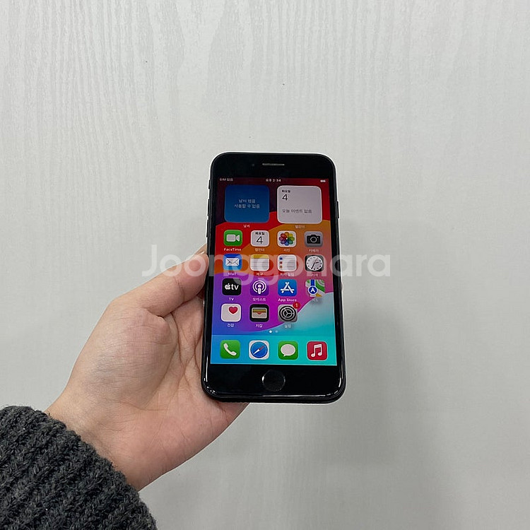 61186 아이폰SE3 블랙 128GB 부산 중고폰 팝...--1