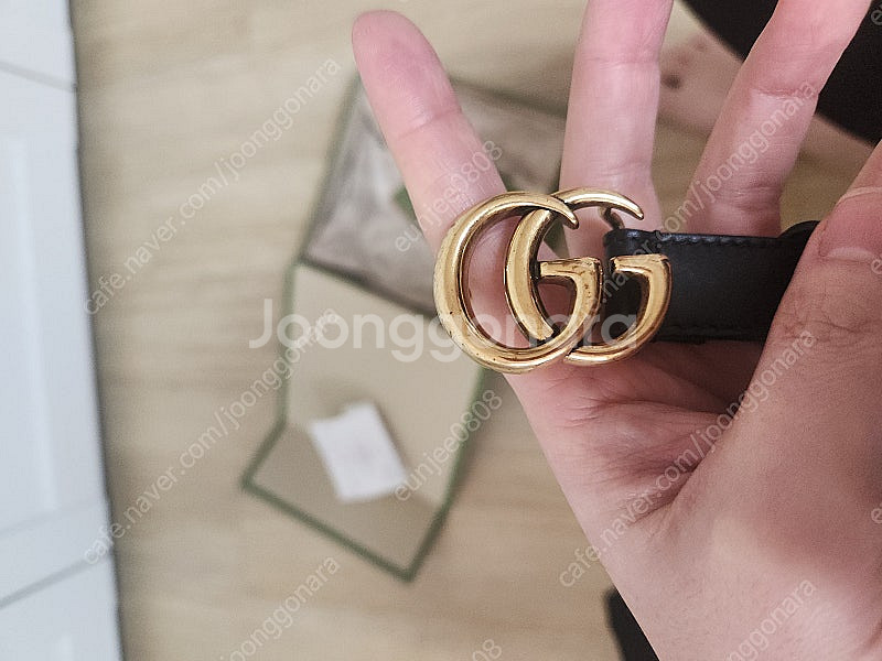 구찌 gg 마몬트 여성벨트 (새제품) 80cm--3