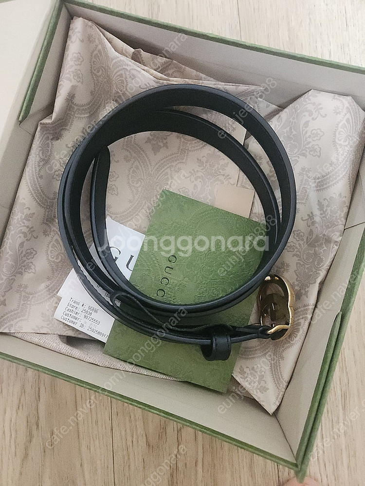 구찌 gg 마몬트 여성벨트 (새제품) 80cm--9