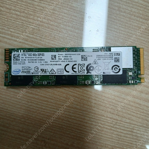 인텔정품 m.2 SSD 660P 512G 급처합니다