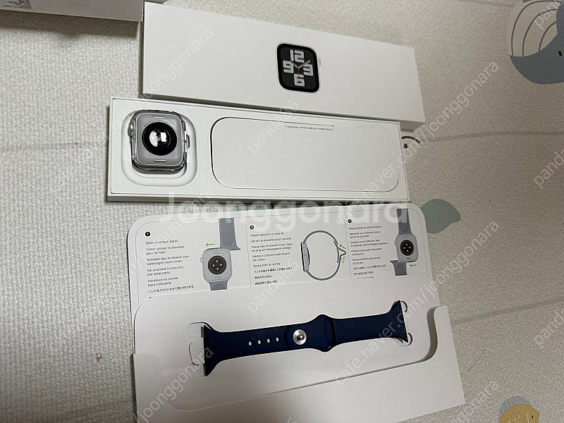 애플워치 SE 40mm 실버 GPS 3개월전구매 5번착...--3