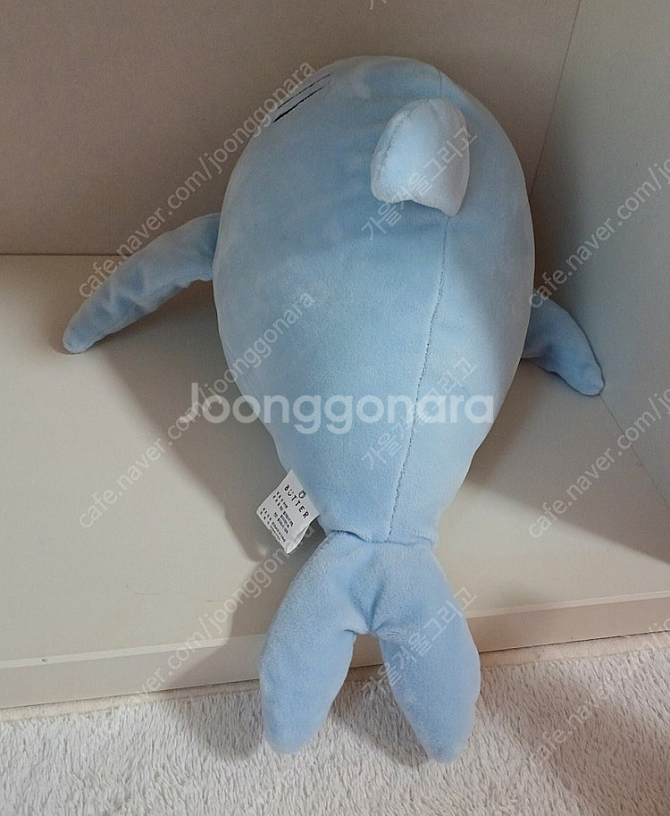 버터 상어 쓴 브로콜리 봉제 인형 쿠션 35cm--2