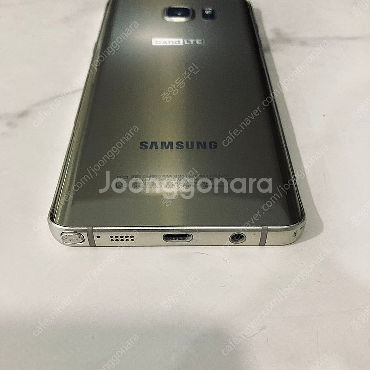 갤럭시 노트5 골드 32G 무잔상 깔끔한기기 3만5천원...--2