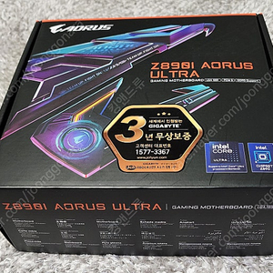 GIGABYTE Z890I AORUS ULTRA ITX 메인보드(인텔용) 판매합니다.