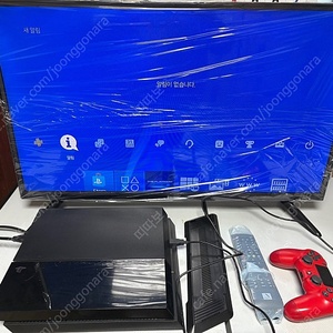 플스4 + LED TV 32인치 팝니다. 플레이스테이션4 ps4