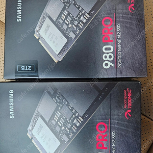 삼성 980 PRO SSD 2TB 미개봉 새제품 판매합니다.​