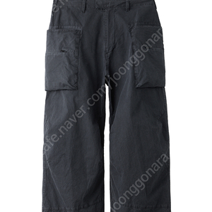 해칭룸/Big Cargo Pants Faded Black/3사잊