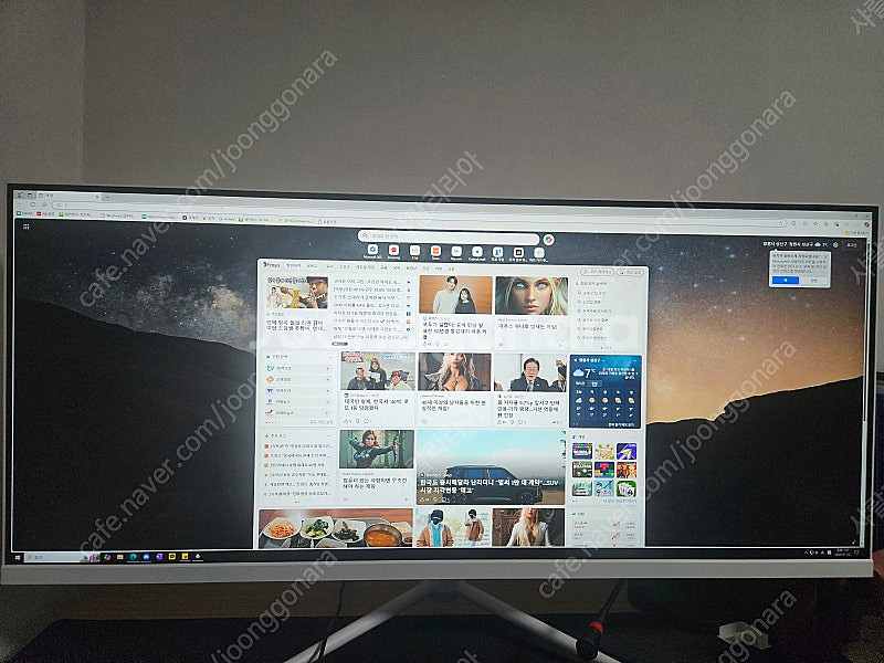 컴퓨터 데스크탑 & 한성 40인치 와이드 게이밍 모니터--1