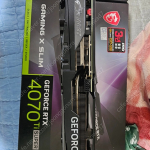 msi 슬림 4070ti super 팝니다.