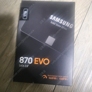 삼성 EVO 870 1TB SSD 미개봉 팝니다