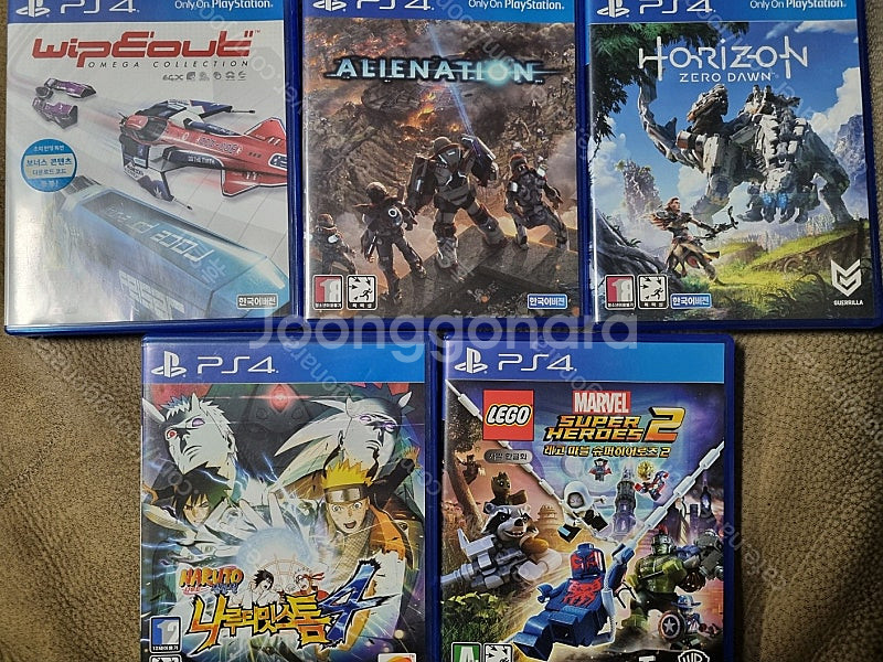 PS4 에일리어네이션,호라이즌 제로던,레고마블히어로즈2--0