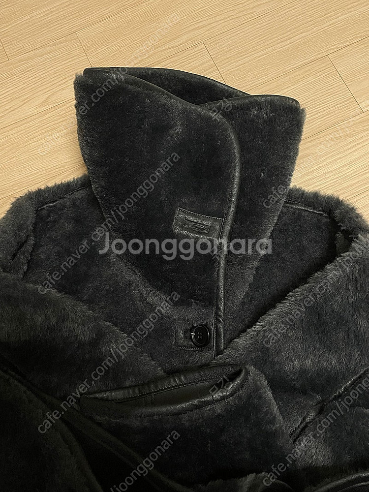 [새상품] 아르켓 숏파일 재킷 XS 다크그레이 숏 라이...--4
