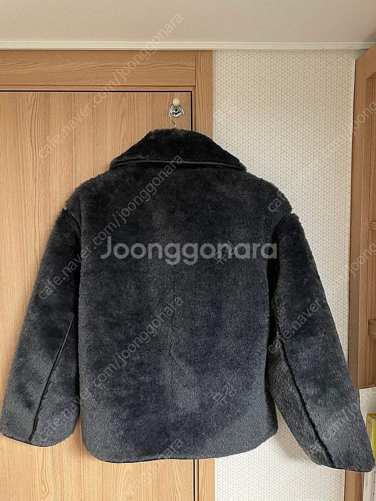 [새상품] 아르켓 숏파일 재킷 XS 다크그레이 숏 라이...--6