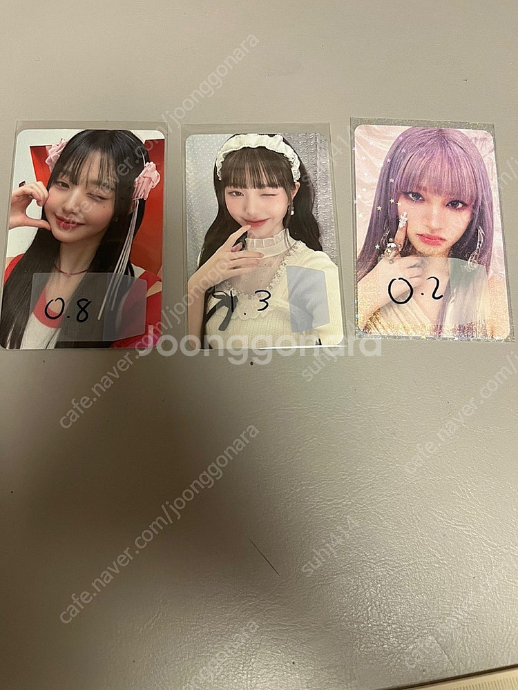 아이브, 뉴진스 포카 판매--2