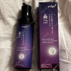 율고 자연을 담은 시간 새치 염색샴푸 흑갈색 200ml 2개