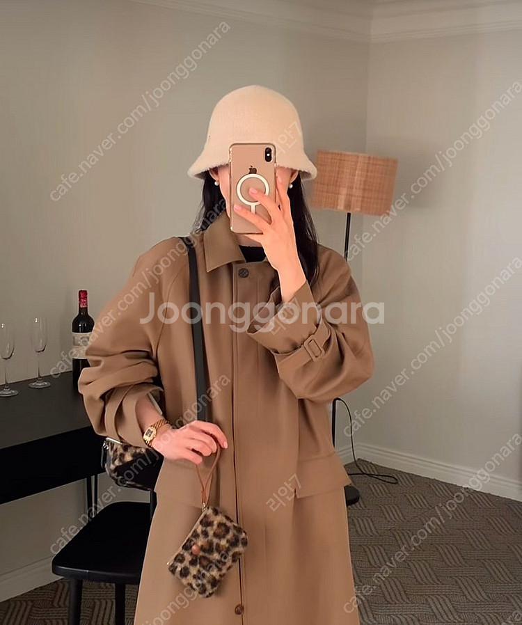 봉긋디자인 웜햇 벙거지모자 새것 아이보리--6