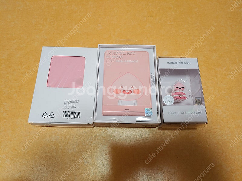 카카오 외장하드(2TB)+파우치+엑세서리 / 새제품--0