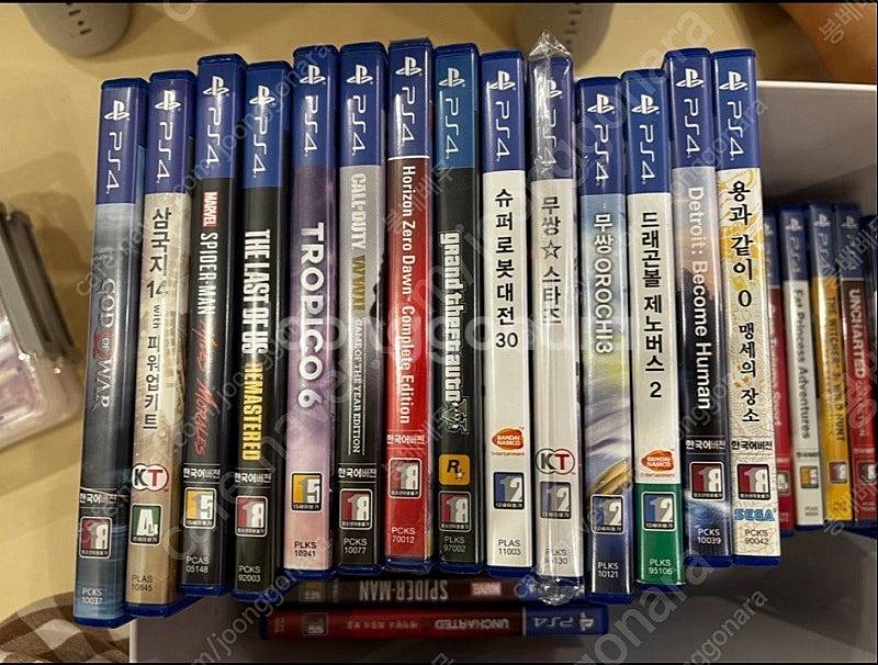 PS4 타이틀 팝니다.--1