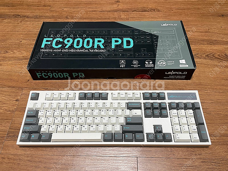 레오폴드 FC900R PD 화이트 그레이 한글 (적축)--0