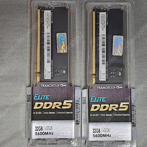 [판매] TEAMGROUP DDR5-5600 CL46 Elite 서린 (32GB x 2개) 택포 20만원