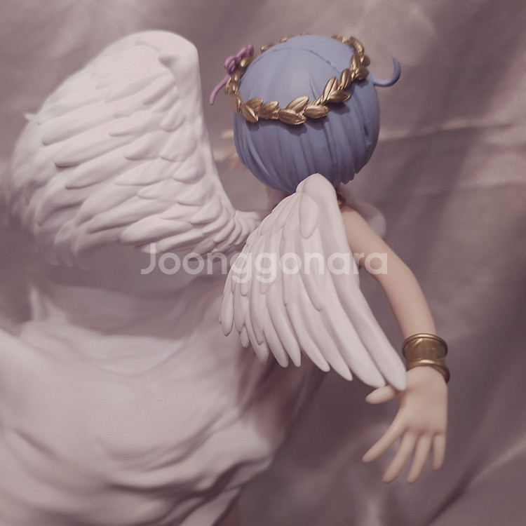 리제로 렘 천사 고전 미소녀 피규어 블랙 드레스 렘 일...--3