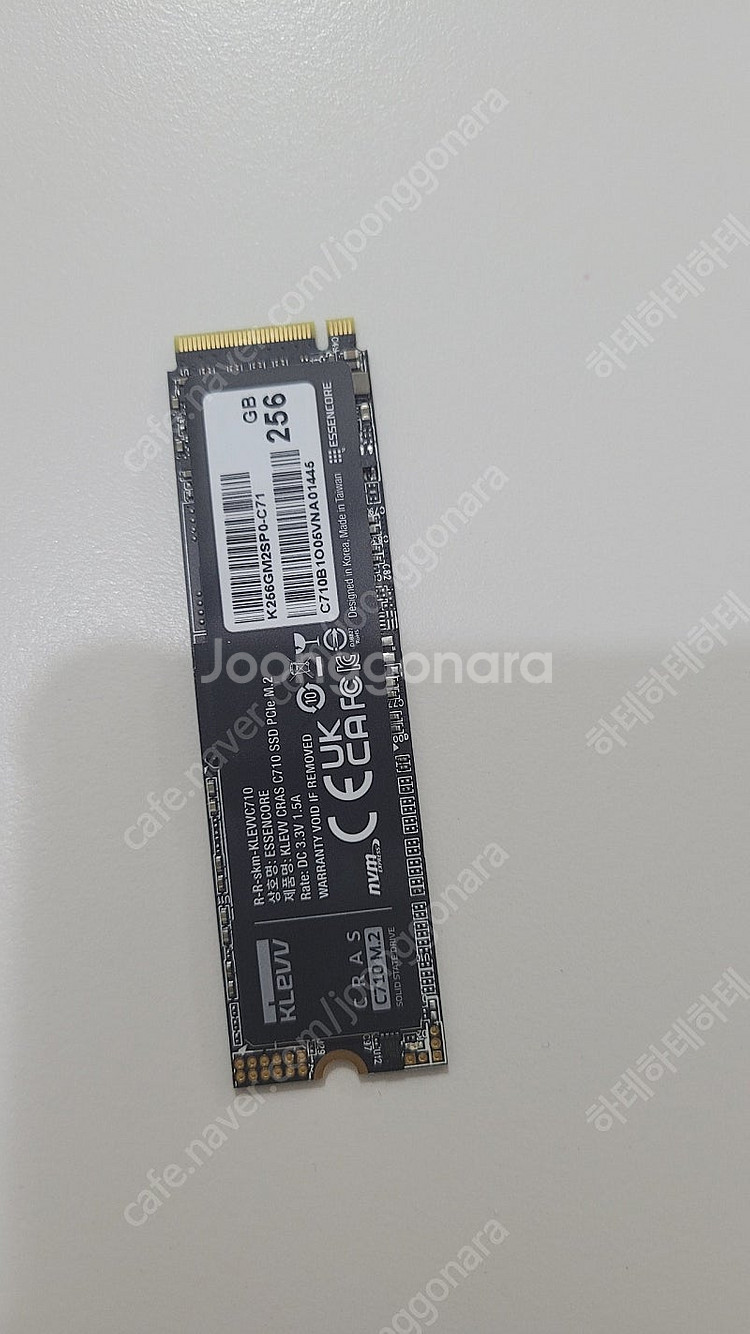 klevv 256g nvme ssd--0