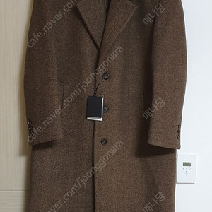 타일레 / SAINT SINGLE BREASTED OVER COAT OCHER /1