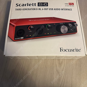 포커스라이트 Focusrite Scarlett 8i6 오디오 인터페이스