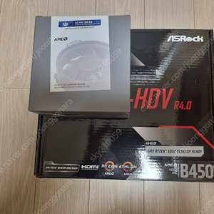 Amd 5600 + ASrock b450m (신품) 판매합니다