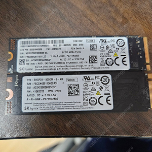 nvme 500gb ssd 2개 팝니다.(p31, pc711)