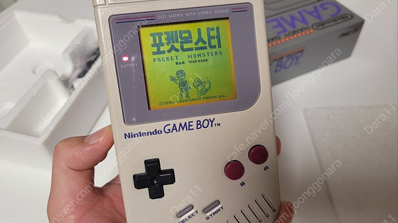 게임보이 냉장고 박스셋 + 포켓몬스터 레드 복각팩(한글) 판매--6
