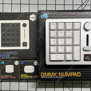 글로리어스 GMMK NUMPAD(화이트) 유무선 숫자 키패드 커스텀 키보드(상판, 노브, 슬라이더 일괄)