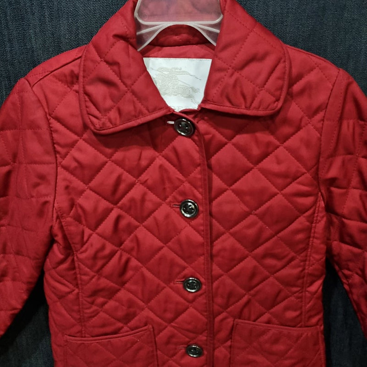 버버리 칠드런 여아동 퀼팅 자켓 4y, 100802 이미지