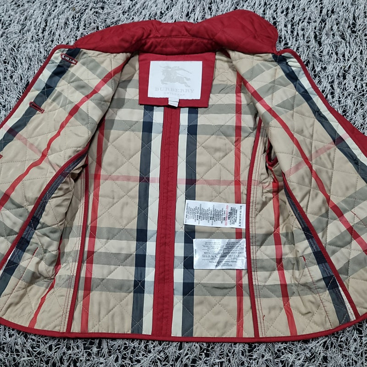 버버리 칠드런 여아동 퀼팅 자켓 4y, 100802 이미지