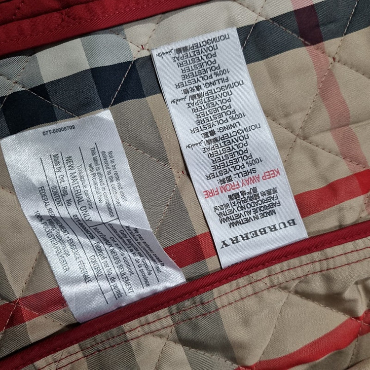 버버리 칠드런 여아동 퀼팅 자켓 4y, 100802 이미지