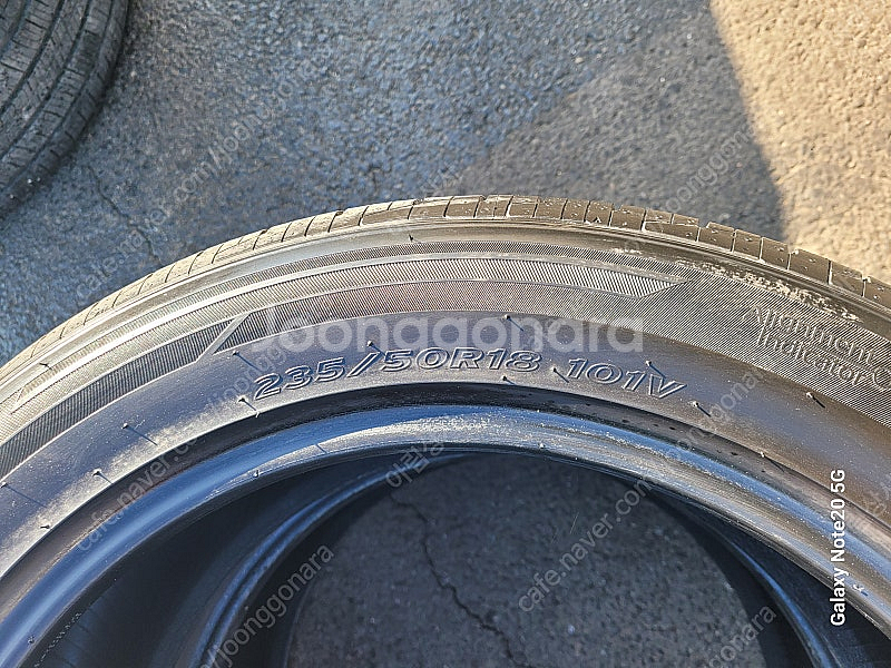(판매) 한국 키너지 EX 235 50 18 타이어--2