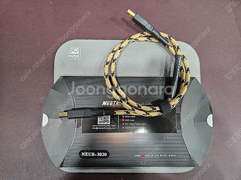 네오텍 NEBU-3020 USB A-B 케이블 1.0m--0