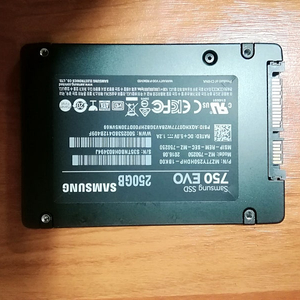 삼성 SSD 250GB win11 750EVO 사무용 프로그램 내장 2만7천