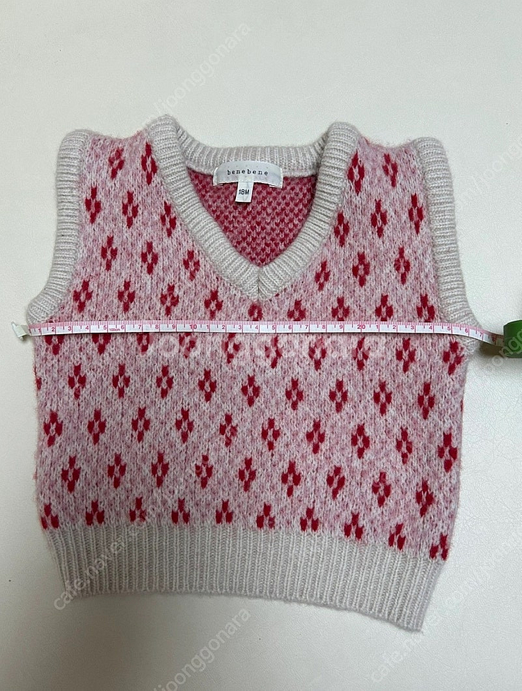 베네베네 그랜마 니트 조끼 베스트 18m--1