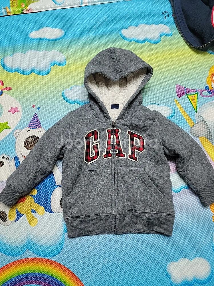 키즈 갭 GAP 털 후드집업--0