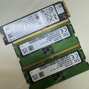 SK하이닉스 DDR5 8GB 램 2개, NVMe 256GB SSD