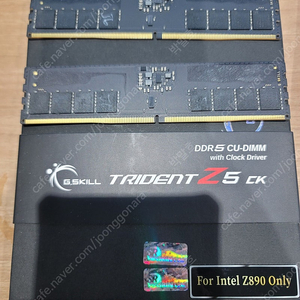 G.SKILL 8800 CKD RAM 판매합니다 24X2(48gb) 뚜따상태