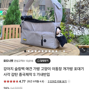 강아지 이동가방(기내반입가능)