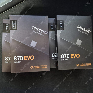 삼성 SSD 870 EVO 1, 2TB 판매합니다.