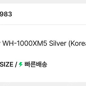 소니 WH-1000 XM5 실버