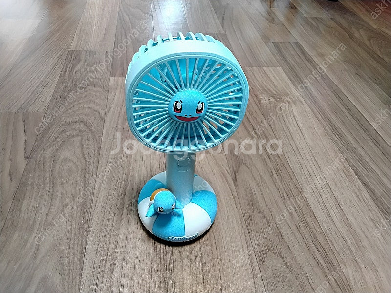 포켓몬 튜브 선풍기 꼬부기 3단 휴대용 핸디 미니 손선...--1